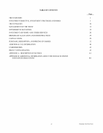 Table of Contents